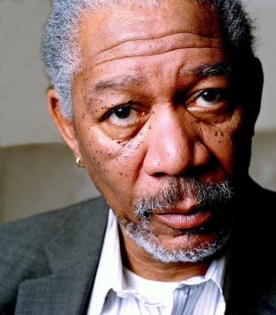 Portrait of actor Morgan Freeman by Eamonn McCabe
