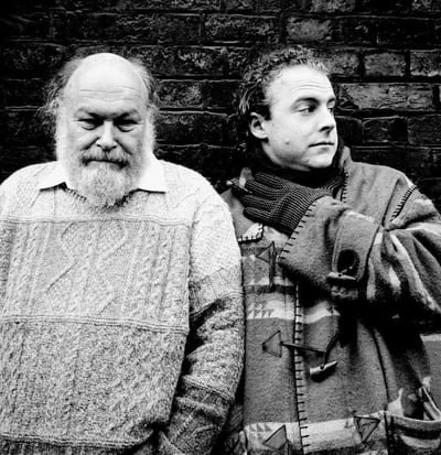 Actors Timothy West and Sam West, photographed by Eamonn McCabe