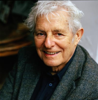 Portrait of poet Dannie Abse by Eamonn McCabe