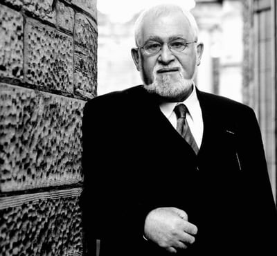 Portrait of poet Douglas Dunn by Eamonn McCabe