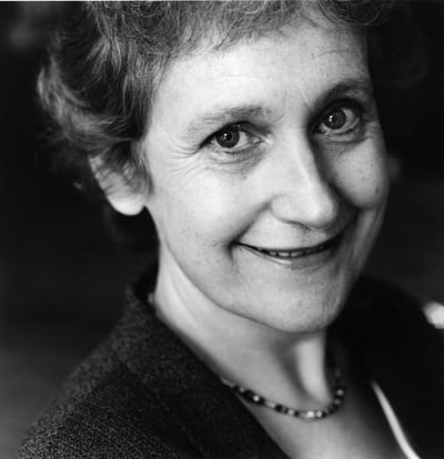 Portrait of poet Wendy Cope by Eamonn McCabe