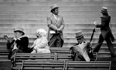 Racegoers at Ladies' Day, Royal Ascot, photographed by Eamonn McCabe