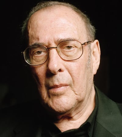 Portrait of playwright Harold Pinter by Eamonn McCabe