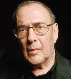 Portrait of playwright Harold Pinter by Eamonn McCabe