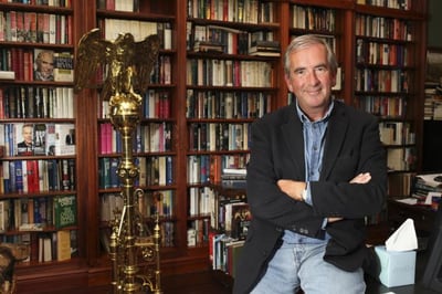 Portrait of novelist Robert Harris by Eamonn McCabe
