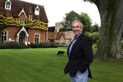 Portrait of novelist Robert Harris at his home by Eamonn McCabe